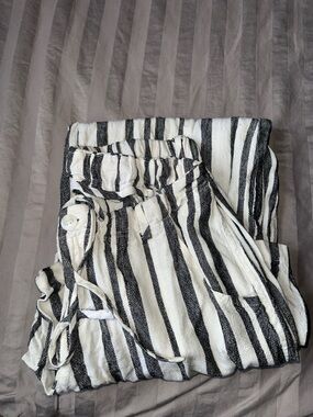 Just Living Striped Cover-Up Pants